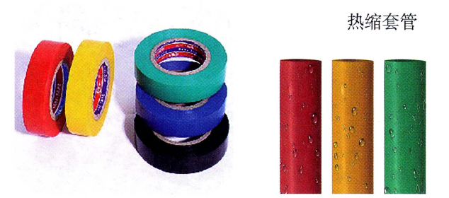 图 17-5: 电缆更换常用辅材:热缩管线号管扎带 图 17-5: 电缆更换常用辅材:热缩管线号管扎带