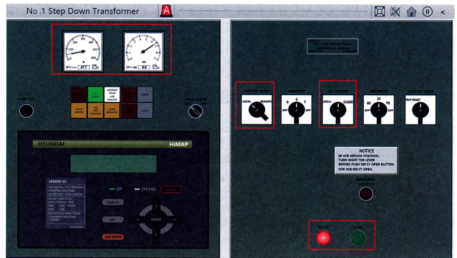 9fafdb00593c2b6bac345939e7f9c8db-1 图11-8 No.1降压变压器屏