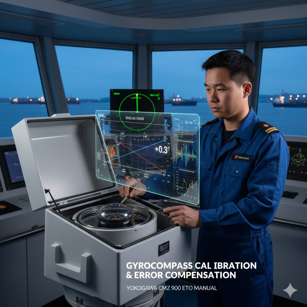 YOKOGAWA CMZ 900 Gyrocompass Manual de instrucciones | Guía de conexión de señales y eliminación de errores