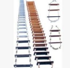 Various rope ladders